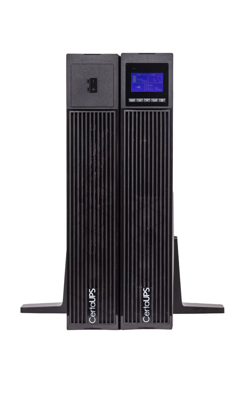 CertaUPS C450R-010-C 1000VA/1000W Single Phase UPS System with Unity Power Factor, True Online Double Conversion, Expandable Runtime, Rackmount or Tower Design, and Out of the Box Connectivity Monitoring Software 1 1Connect Ltd - Bringing IT and Communications Together