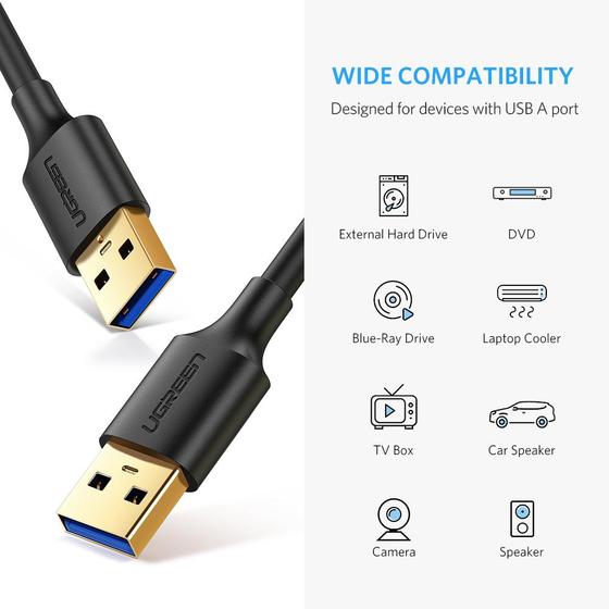 UGREEN USB 3.0 Male To A Male Data Cable 1.M 2 1Connect Ltd - Bringing IT and Communications Together