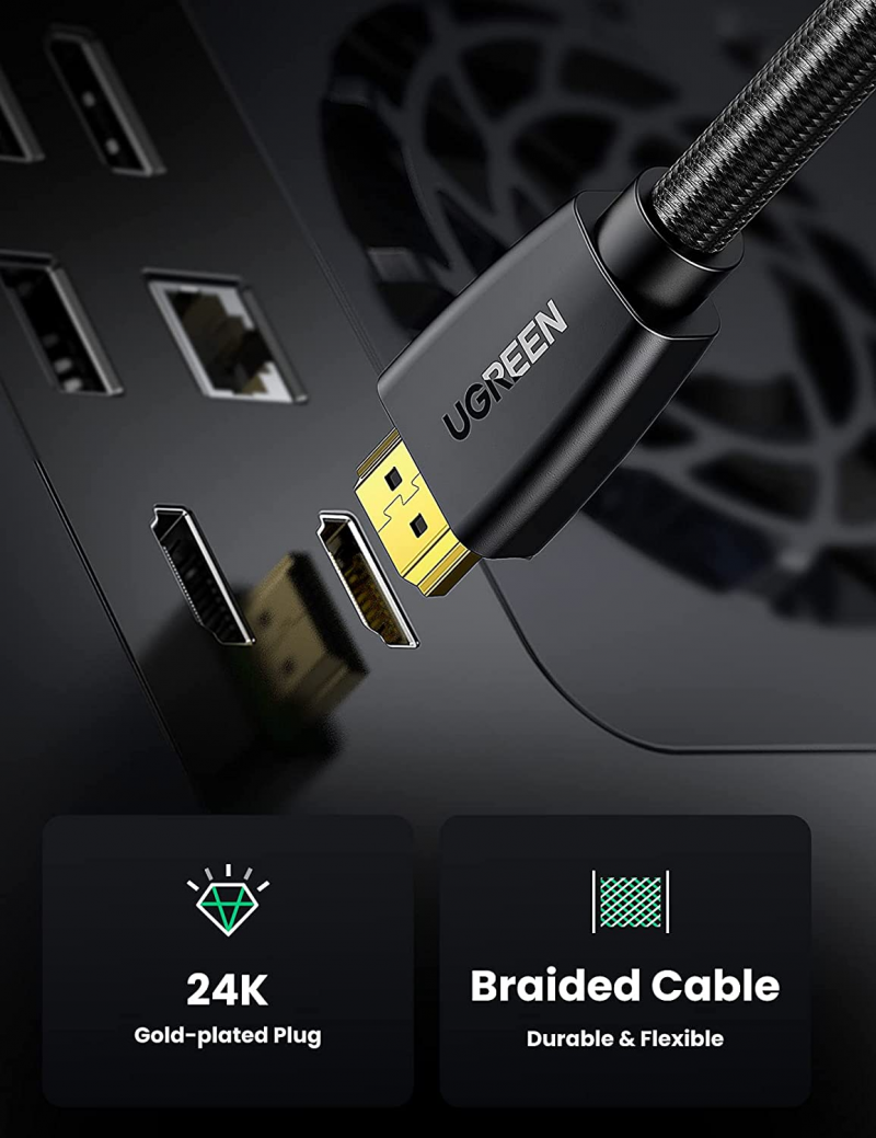 UGREEN UHD 4K High Speed HDMI 2.0 Cable 4 1Connect Ltd - Bringing IT and Communications Together