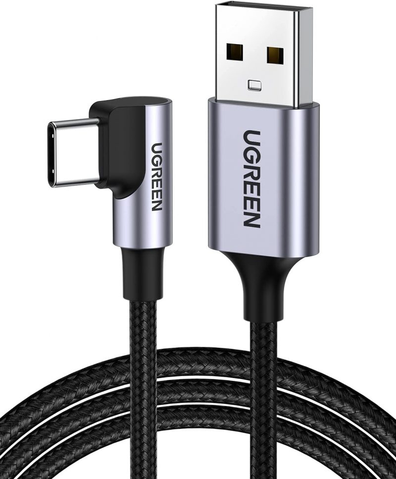 UGREEN Angled USB A to USB-C Fast Charging Cable 1 1Connect Ltd - Bringing IT and Communications Together