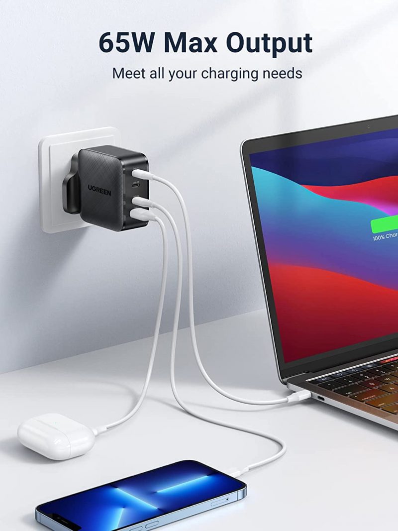 UGREEN 65W PD 4-Port GAN Type C Fast Charging Power Adapter 3 1Connect Ltd - Bringing IT and Communications Together