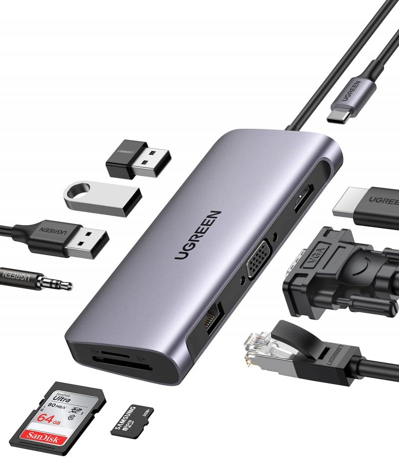 UGREEN 10-in-1 Multiport USB C Hub 1 1Connect Ltd - Bringing IT and Communications Together