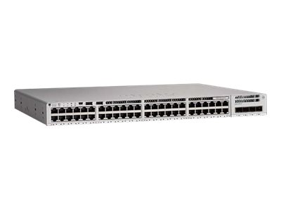 Cisco Catalyst 9200L - Network Essentials - switch - L3 - 48 x 10/100/1000 (PoE+) + 4 x Gigabit SFP (uplink) - rack-mountable - PoE+ (370 W) 1 1Connect Ltd - Bringing IT and Communications Together