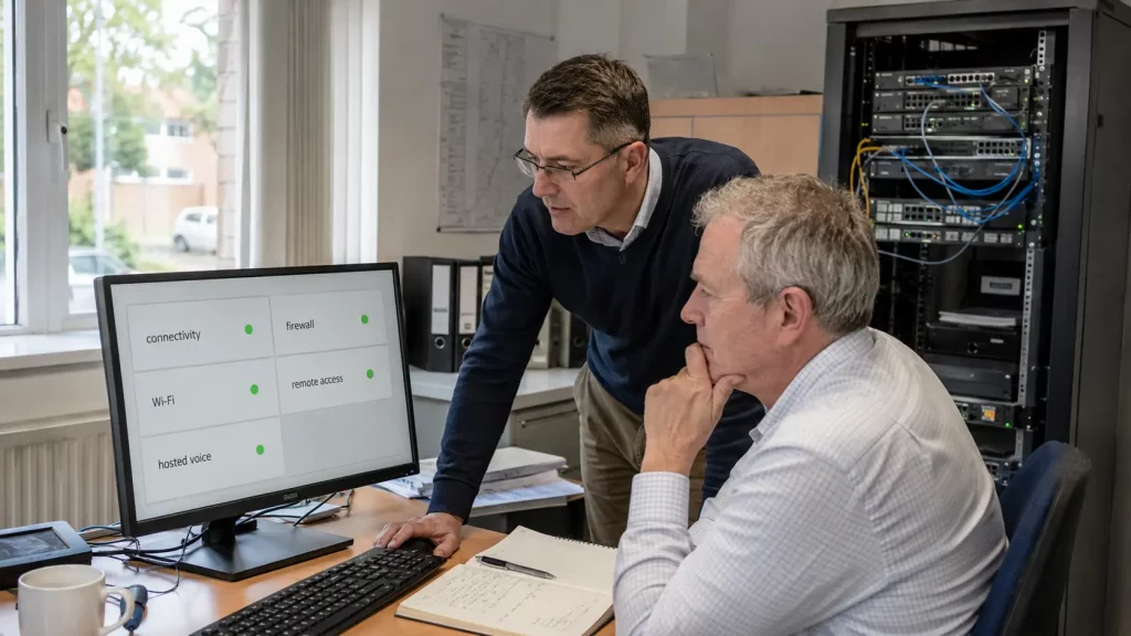 SME infrastructure monitoring review with clearer ownership checks